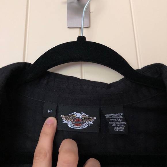 Harley Davidson button up shirt - Picture 2 of 3